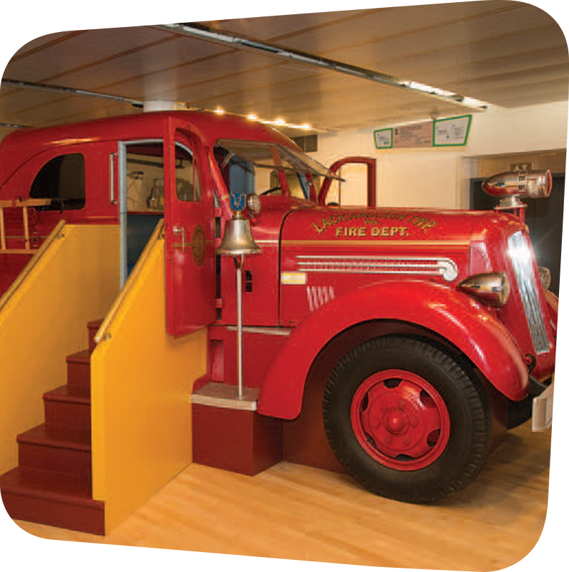 Fire truck within our museum.