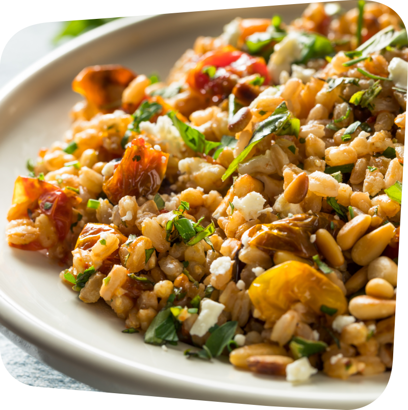 Kidz Cook Mediterranean Farro Salad